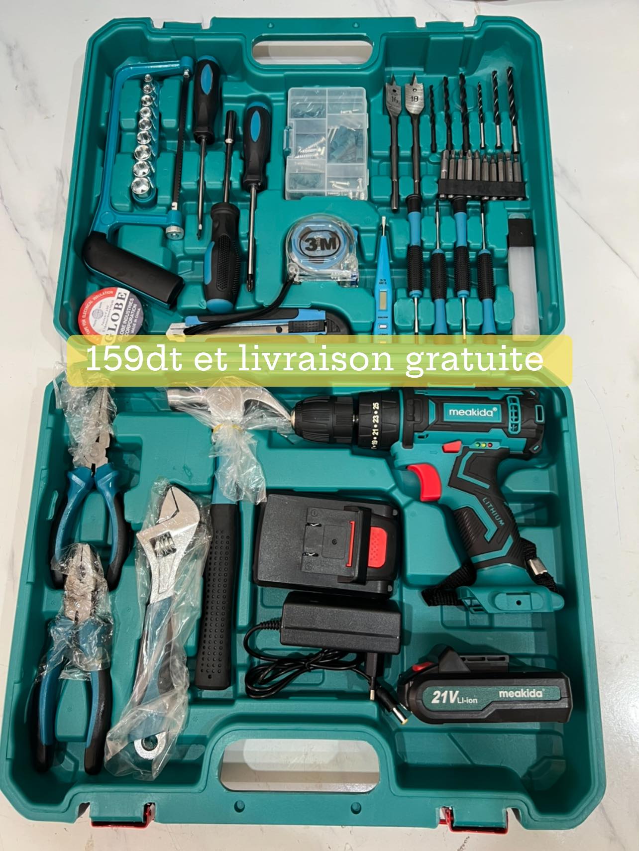 valise viseuse meakida 128pcs