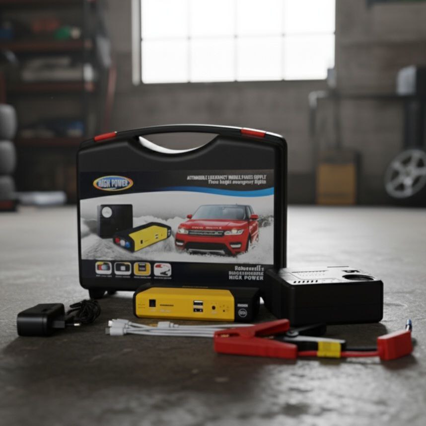 Power Démarrage 70 000 mAh – Mini Compresseur + Power Bank
