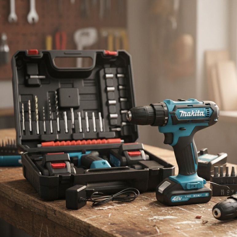 Visseuse sans fil Makita 48V – Double batterie